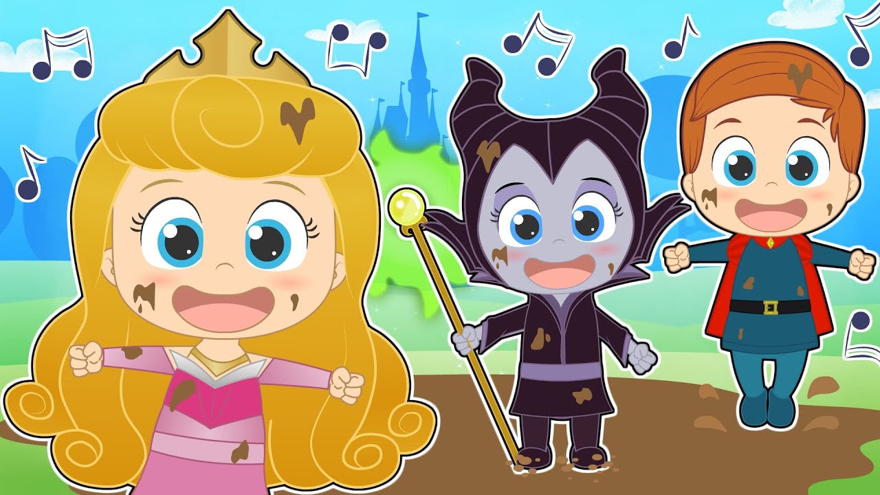CINCO BEBÉS 👸👑 Con La Bella durmiente y Maléfica