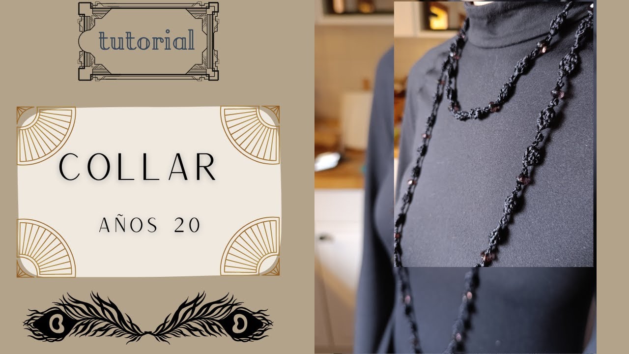 CONJUNTO de COLLAR Y PENDIENTES a CROCHET. Tutorial paso a paso. Fácil, para principiantes.