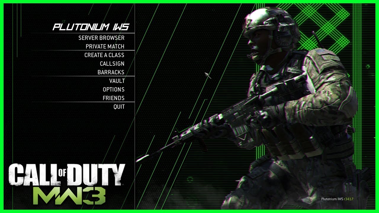 Как установить модифицированный клиент Call of Duty: MW3 (Plutonium)