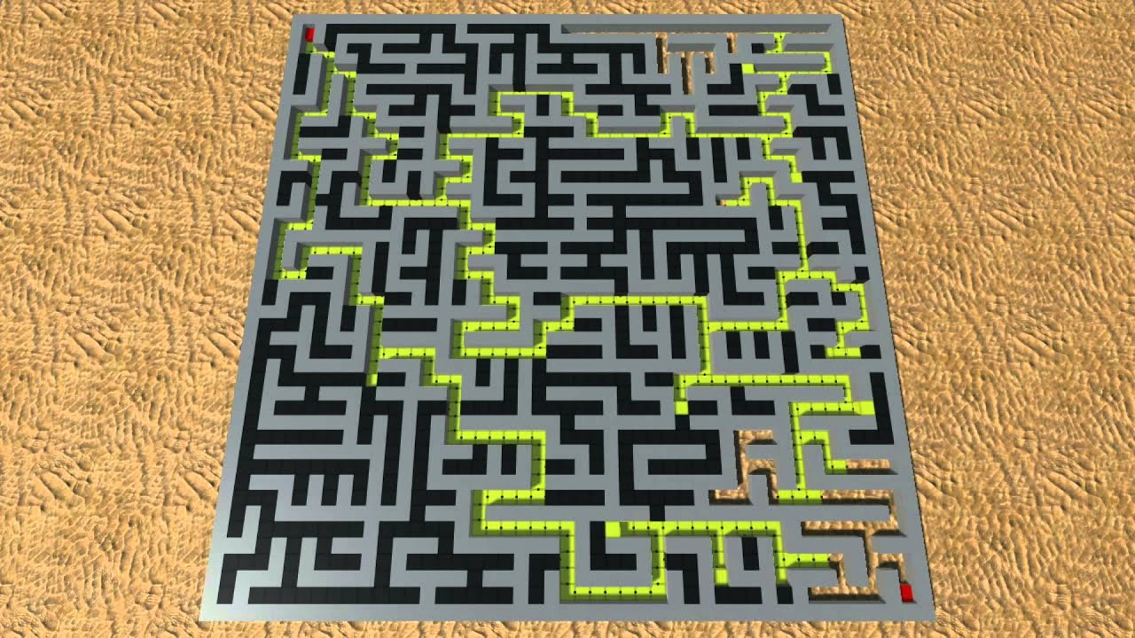 迷路を解くロボット Maze Solving Robot