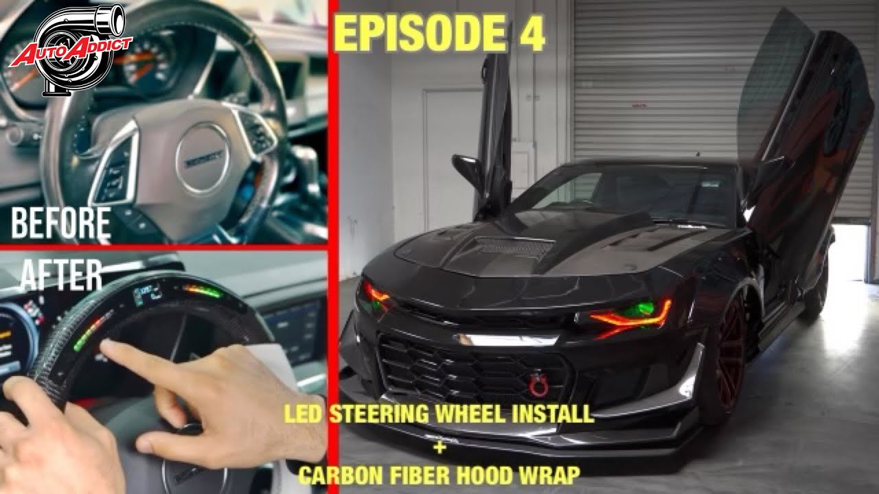 РАСКРЫТИЕ БОЛЬШОГО ПРОЕКТА | Руль CF | Обтяжка капота | Auto Addict USA | ЭПИЗОД 4
