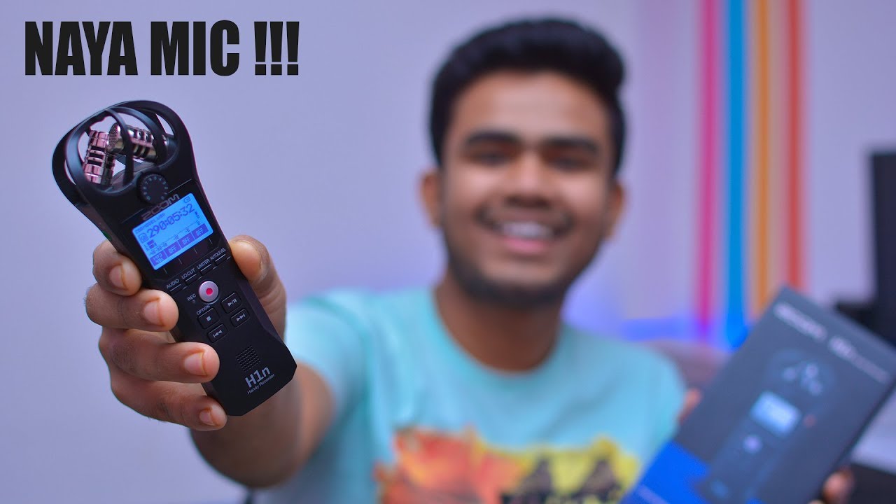 MY NEW MIC | ZOOM H1N UNBOXING & REVIEW ⚡⚡⚡