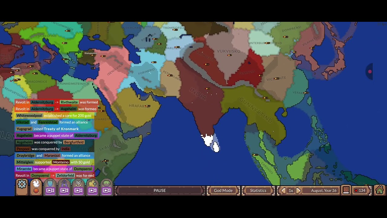 I played ages of conflict (i cheated) 