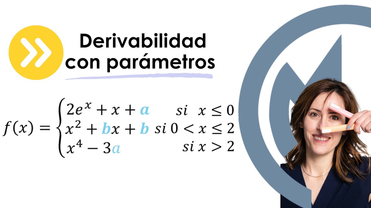 Derivabilidad en todo R con dos parámetros