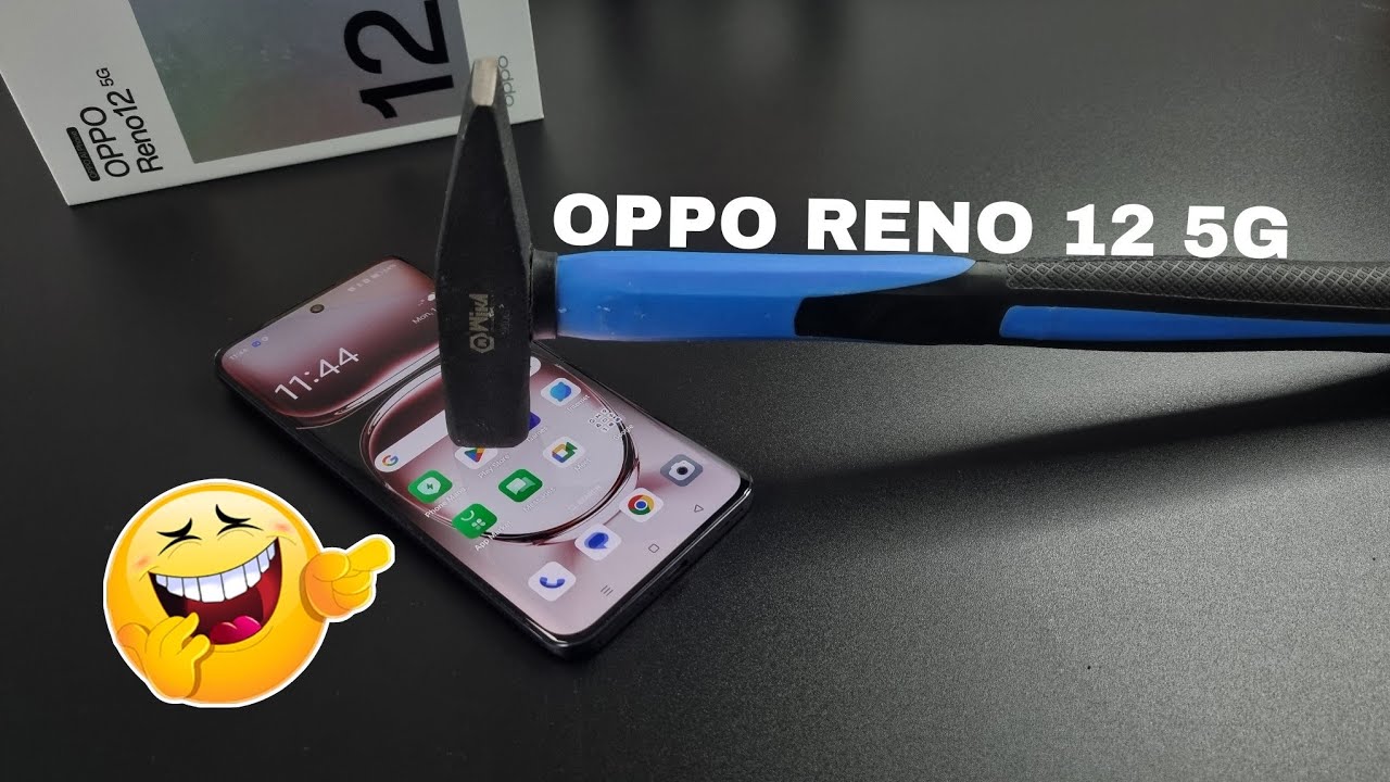 Oppo Reno 12 5G Screen Scratch & Gorilla Glass 7i Durability Test 🔨🛠️