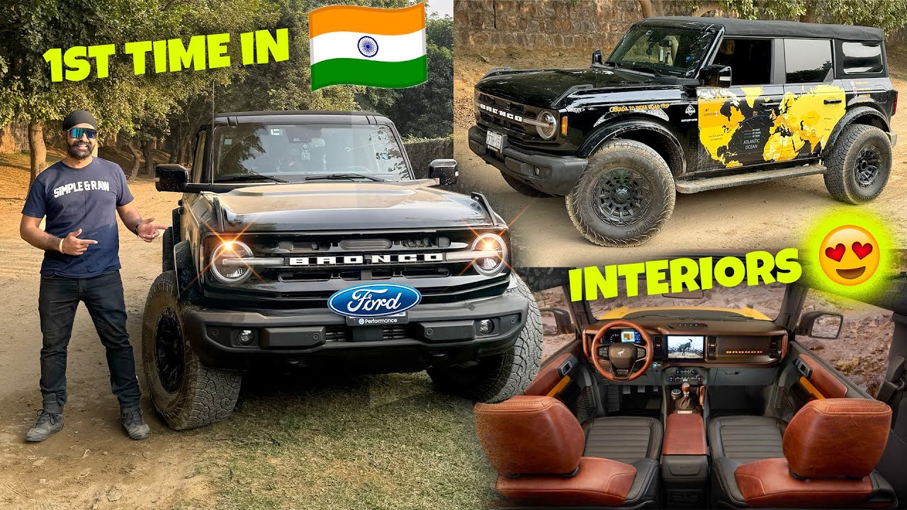New FORD Bronco SUV finally aa gayi INDIA 🥂 just 44 Lakhs !!