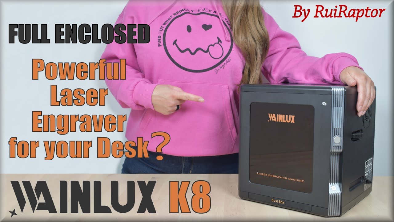 WAINLUX K8 - Enclosed Laser Engraver/Cutter for your DIY Projects - FULL REVIEW