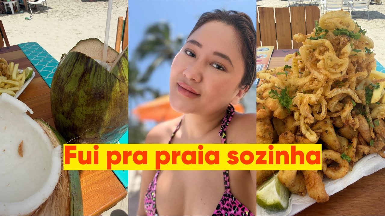 Vlog: Nunca faço nada sozinha e fui pra praia 