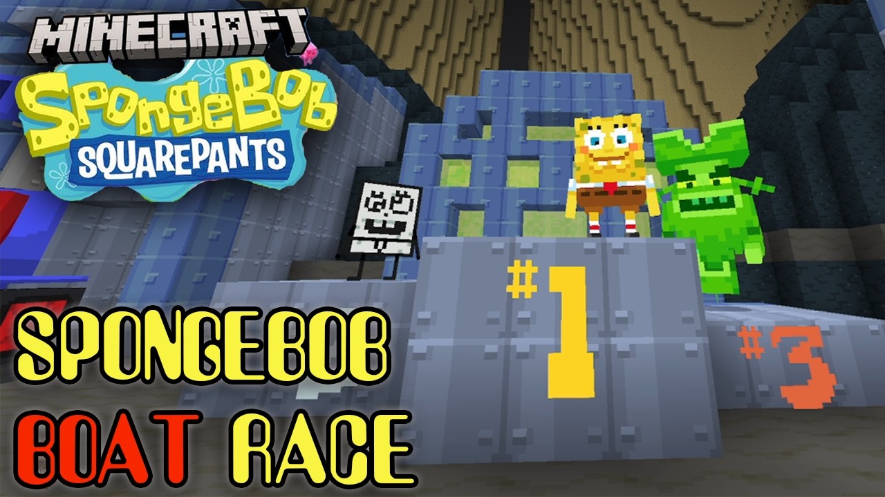 Minecraft | SPONGEBOB ADVENTURE | BOAT RACING! | Finale |