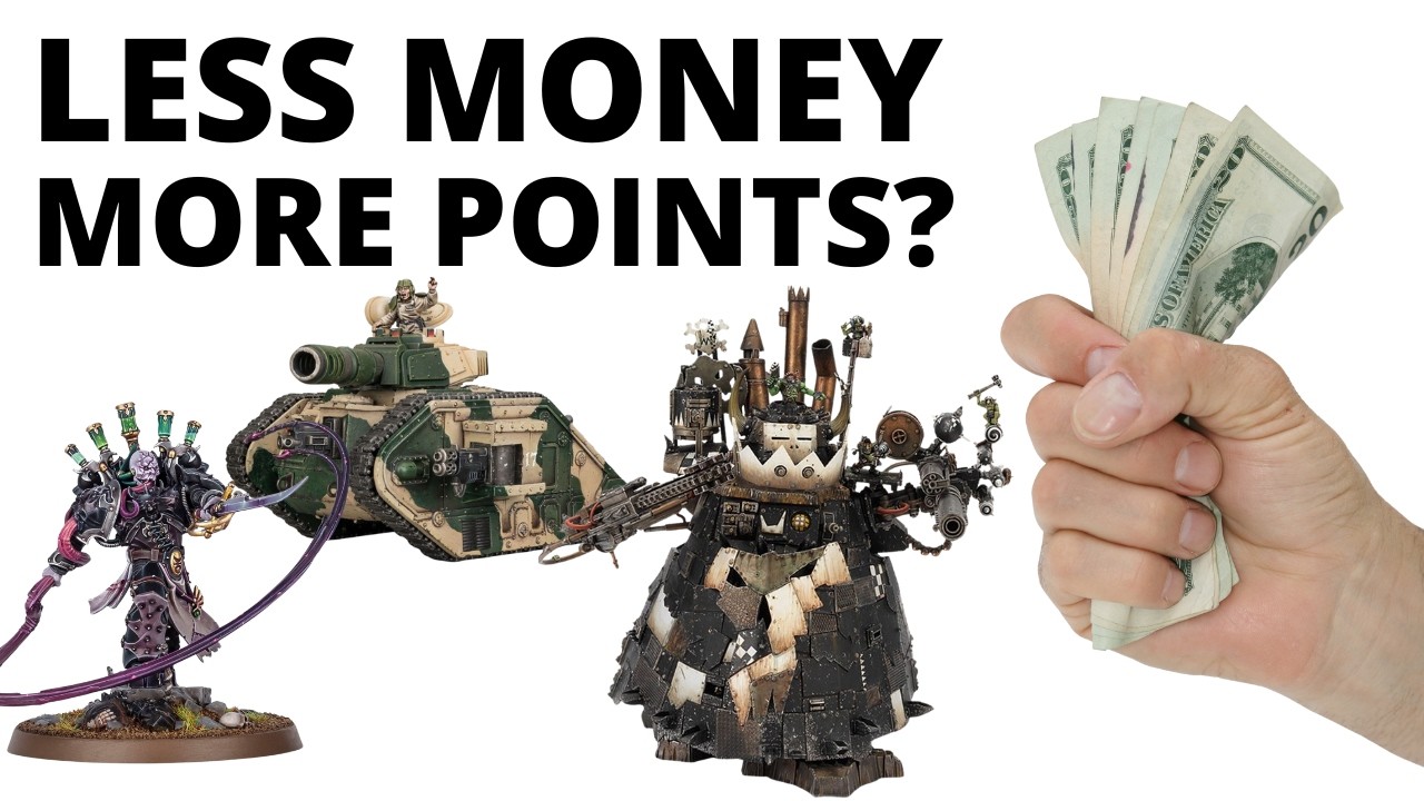 Every Warhammer 40K Faction's CHEAPEST Points for the Real World Price