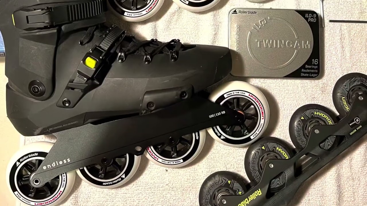 Rollerblade Twister XT with Endless 100 rb frames / blades , Endless Blading co. 4x100 or 3x110