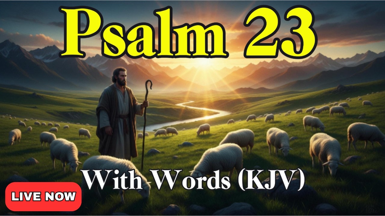 LIVE:  God Is Taking Care of You — Psalm 23 Prayer