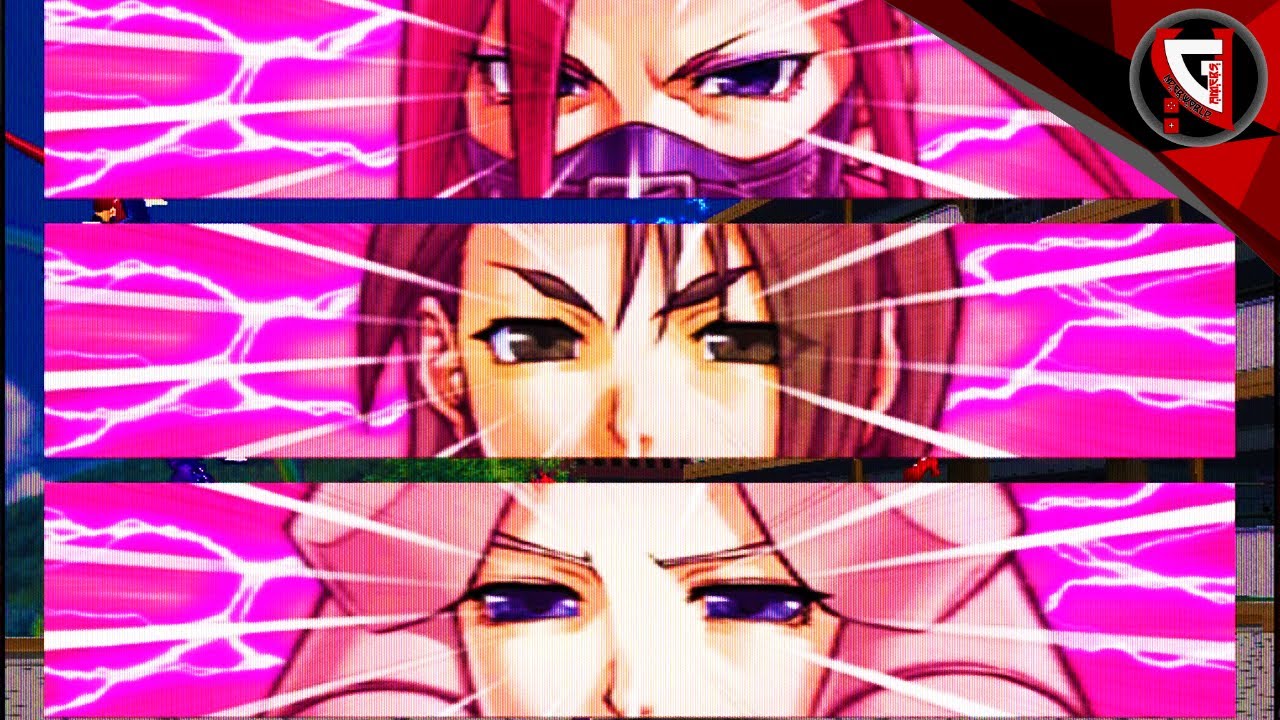 All Party Up Attacks on Hinata - Project Justice: Rival Schools 2 | Capcom Fighting Collection 2