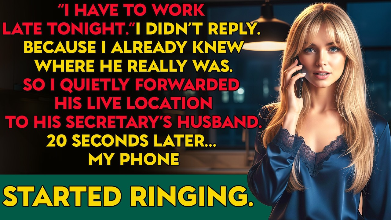 My Husband Said He Was Working Late — So I Forwarded His Location To His Secretary’s Husband