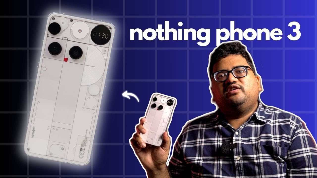 Nothing Phone (3) UNBOXING: My First Look at the New Glyph Matrix & AI Features!