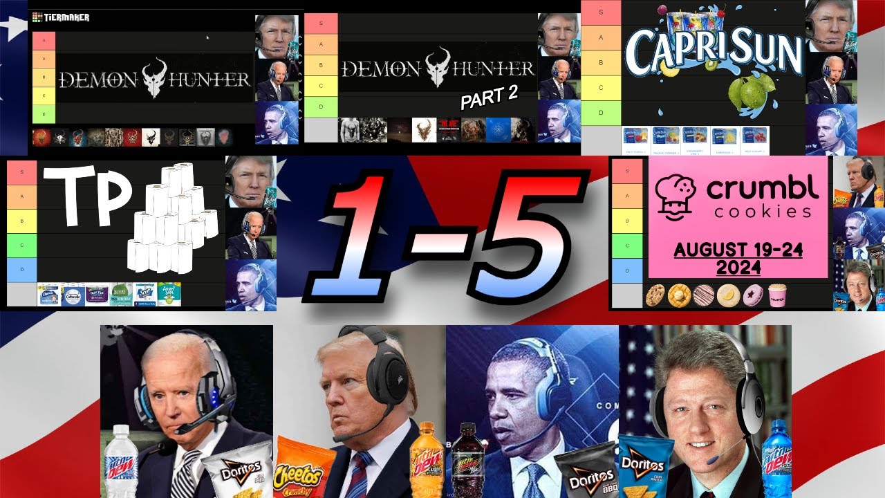 Presidents Make Tierlists 1-5 (Compilation)