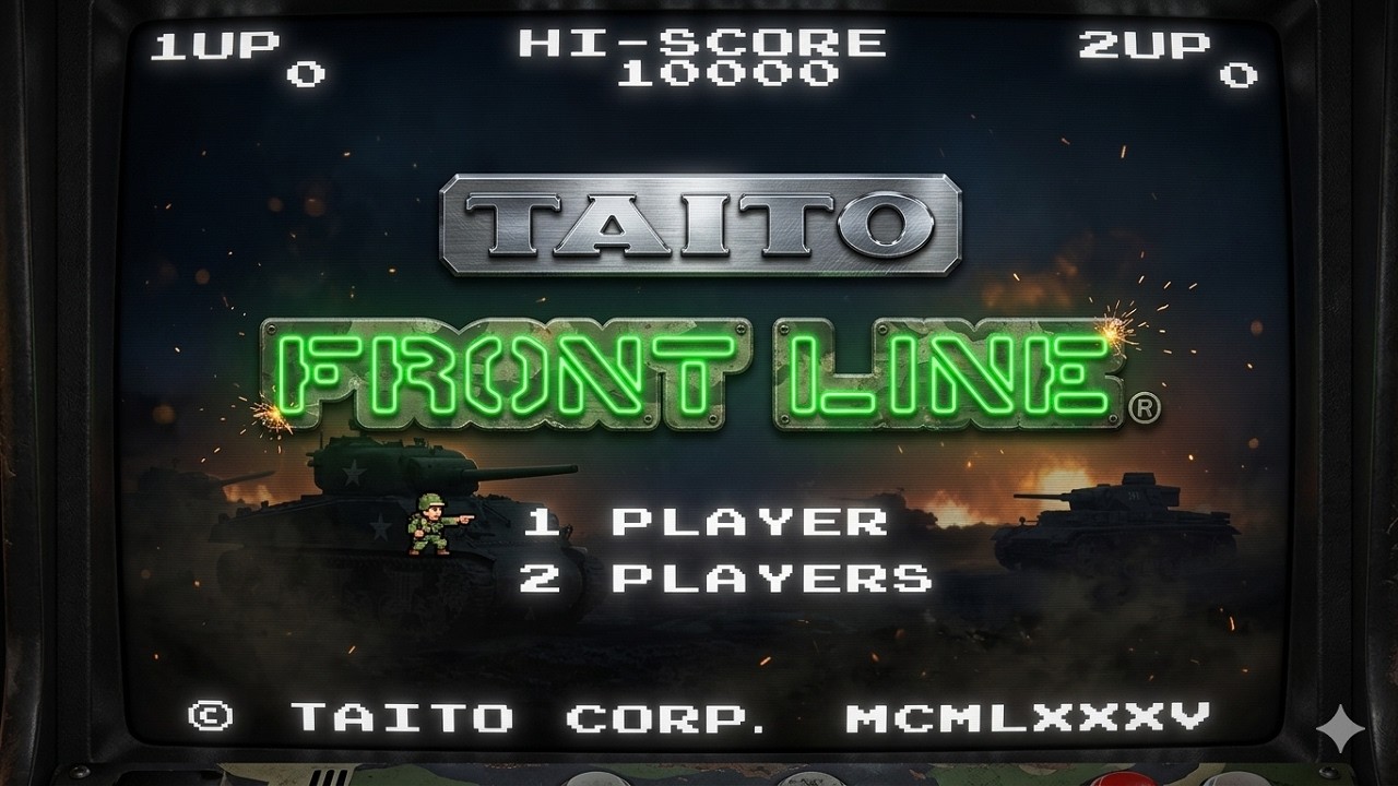 FRONT LINE de NES: Gameplay en Español - ¡El clásico de guerra de Taito!