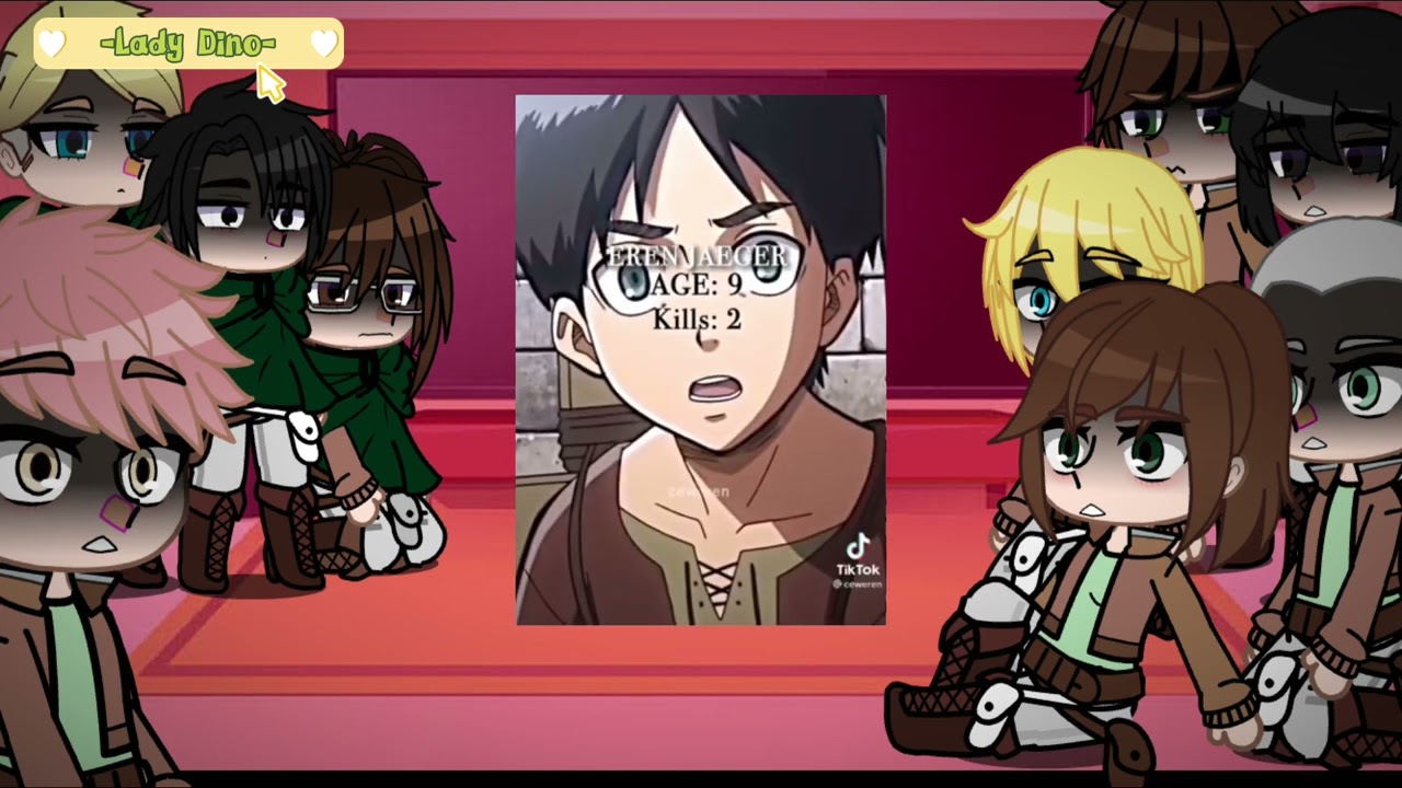 -Aot reacts to Eren Yeager-|| not original||  read description  ||-Lady Dino-💗