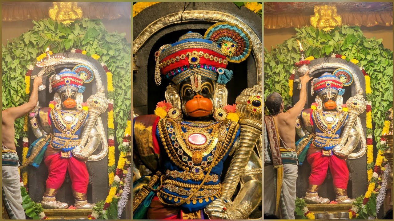 Deepa Aradhana Raja Maruti Alankaram | ராஜ அலங்கார தீப ஆராதனை 