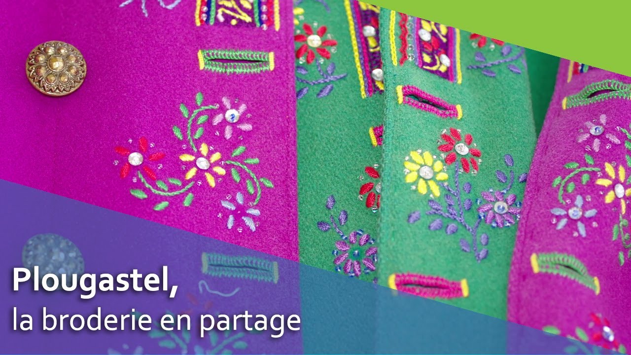 Les costumes de #Plougastel, la broderie en partage.