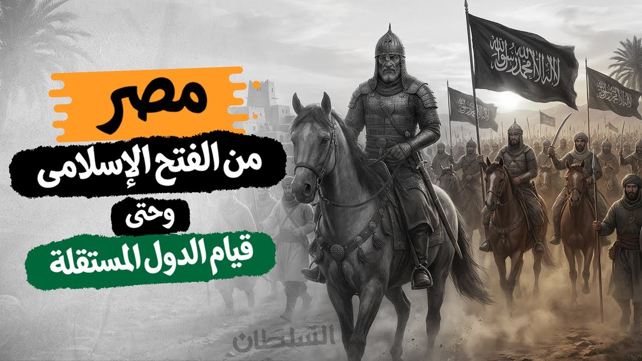 أسئلة مصر من الفتح الإسلامى حتى قيام الدول المستقلة | تاريخ تانية ثانوى | الترم الأول