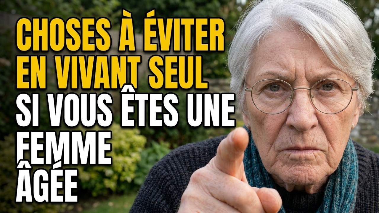 🎥 Vivre seule après 60 ans : 12 ERREURS à ÉVITER (Conseils d’une femme de 83 ans)