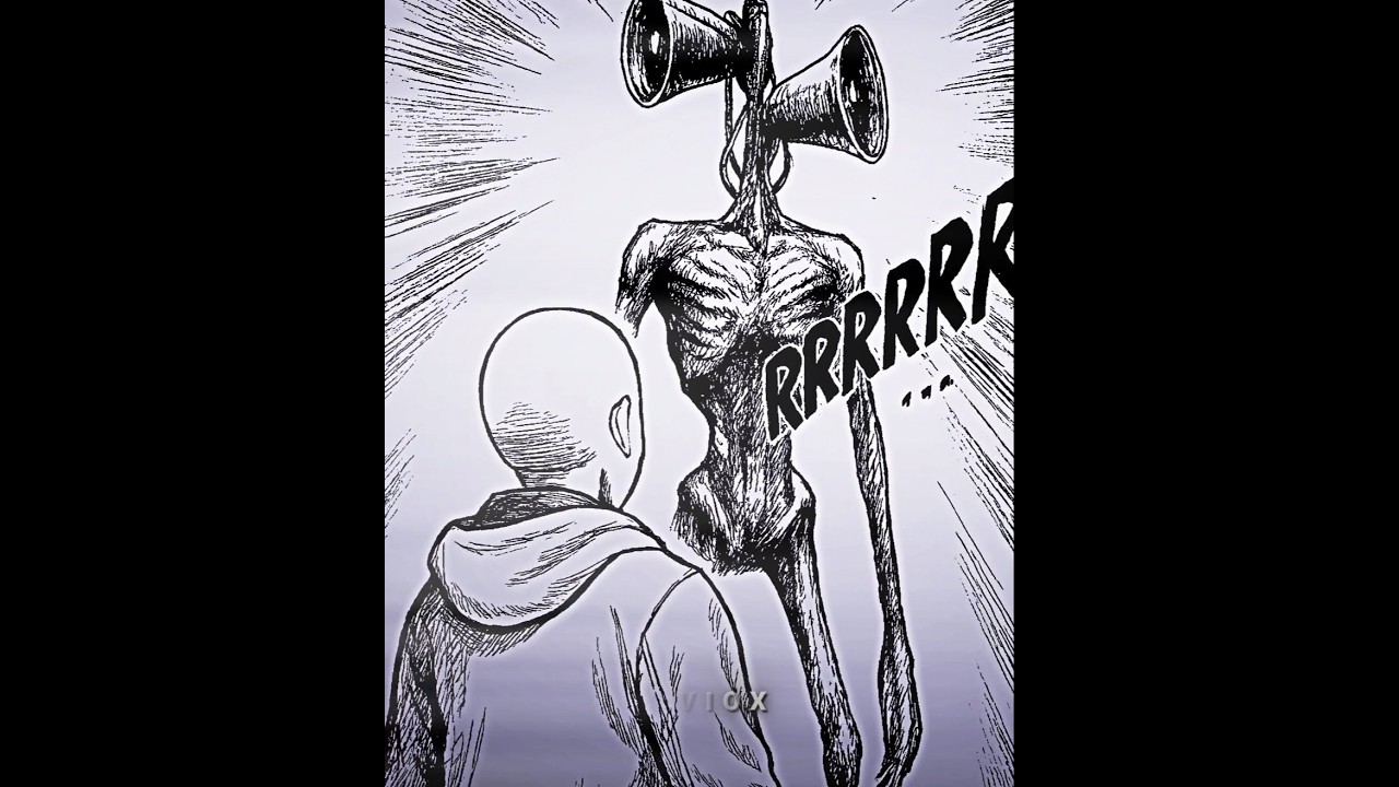 4K | SAITAMA VS SIREN HEAD🚨 | EDITED BY MOVIOX | #shorts #edit #opm #sirenhead