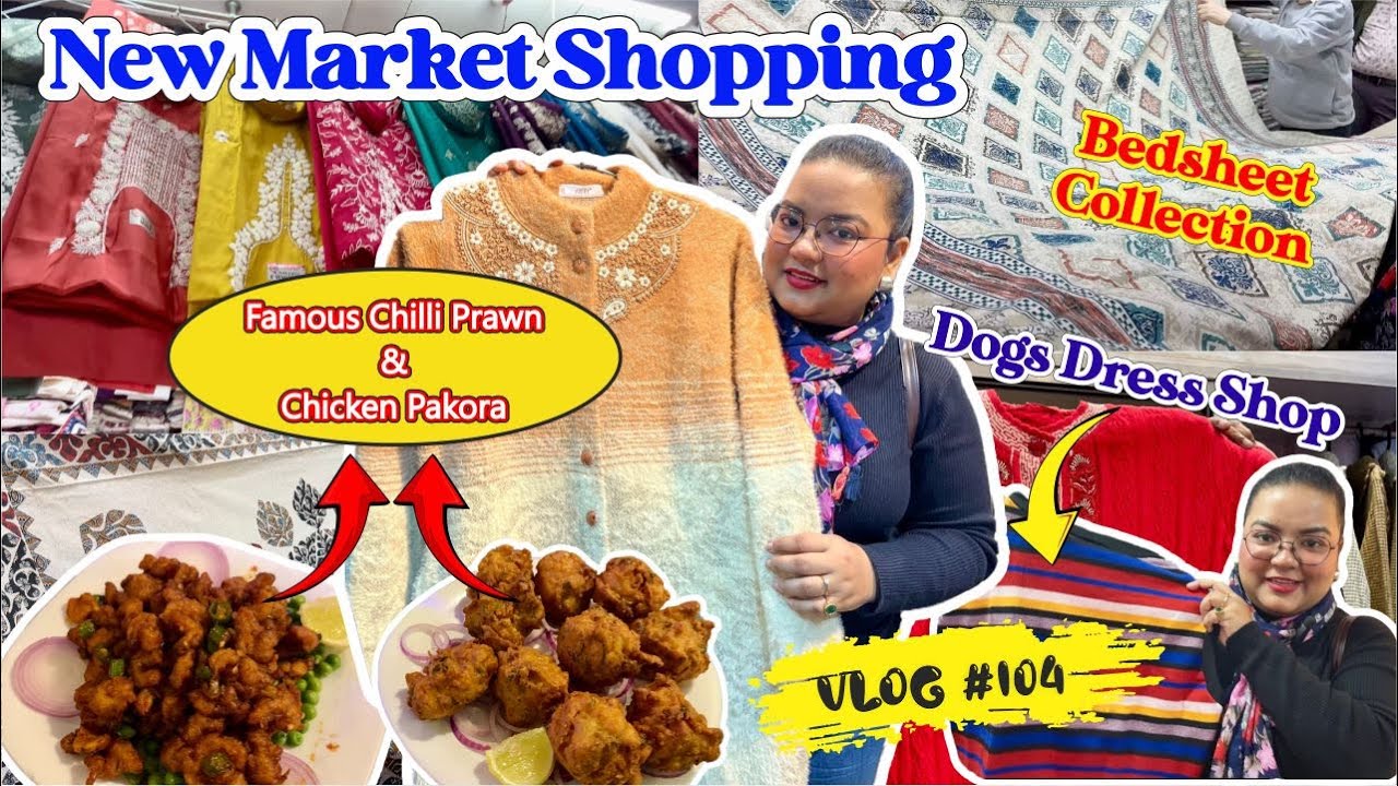 SHOPPING FROM NEW MARKET🛍️HUGE COLLECTION😍VLOG #104 #newmarket #shopping #latestcollection #trending