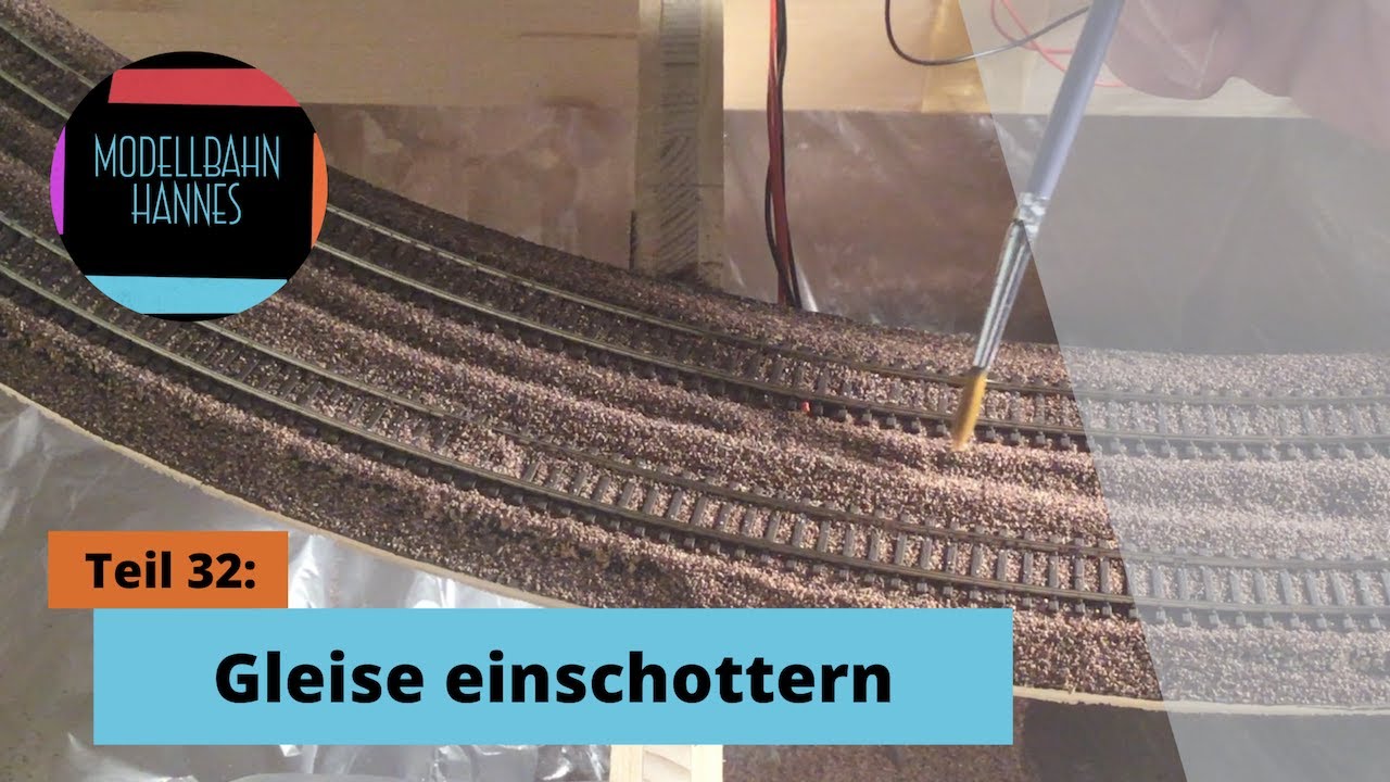 Gleise Einschottern