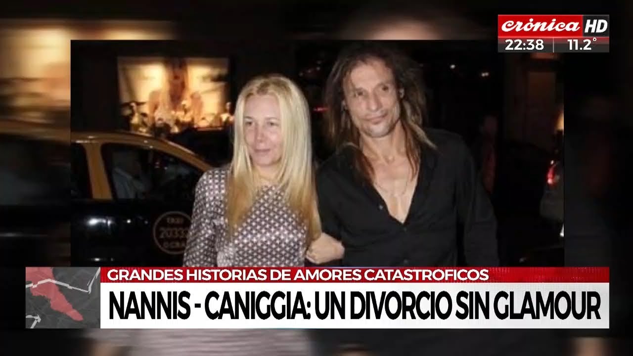 Nannis-Caniggia: un divorcio sin glamour