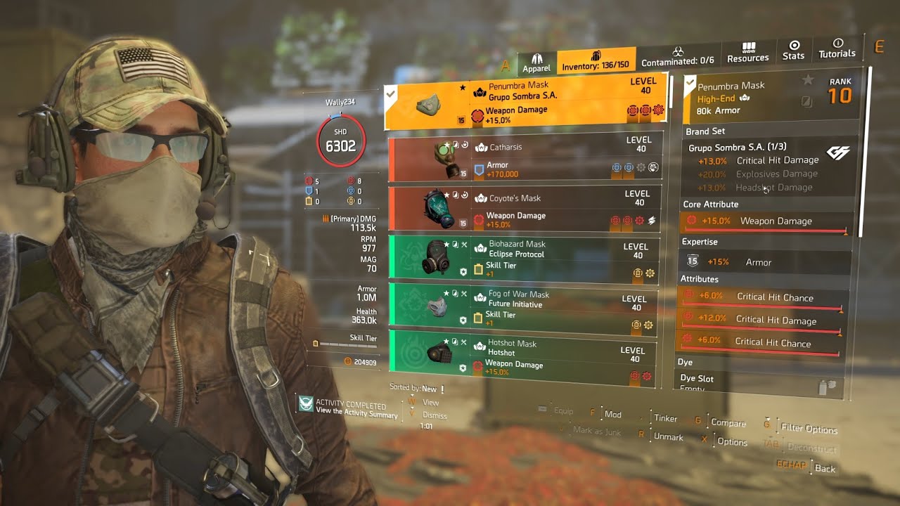 Solo Legendary District Union Arena (18min07s) - TU22 - The Division 2
