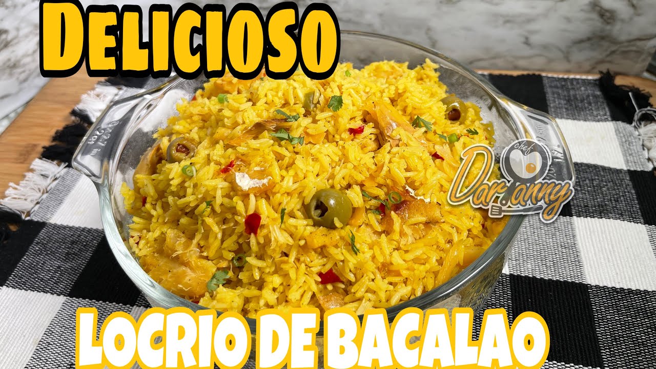 La Mejor Receta De Locrio De Bacalao Súper Fácil De Hacer / Arroz Con Bacalao