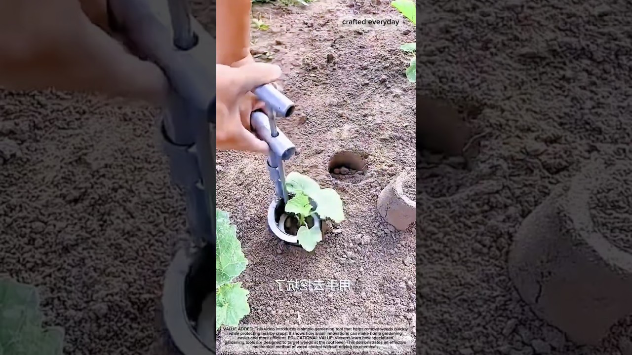 Smart Garden Tool That Removes Weeds Without Damaging Plants #farming