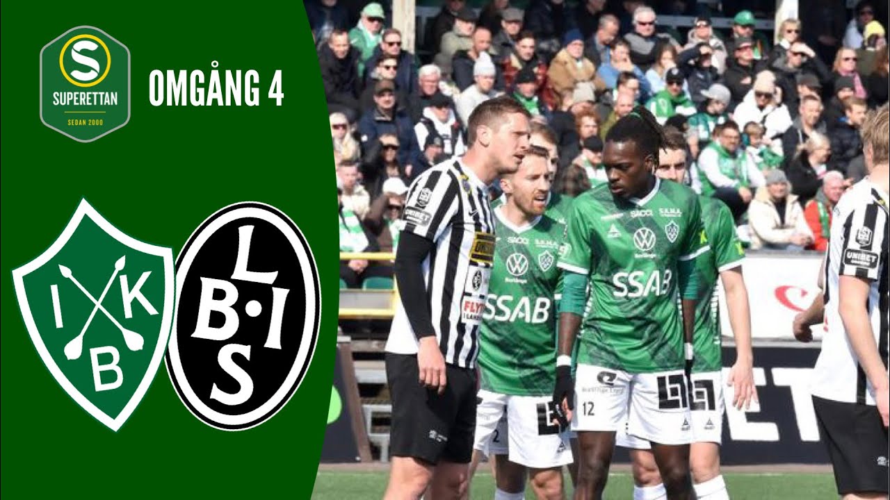 IK Brage - Landskrona BoIS | Höjdpunkter | Superettan 2024 Omgång 4