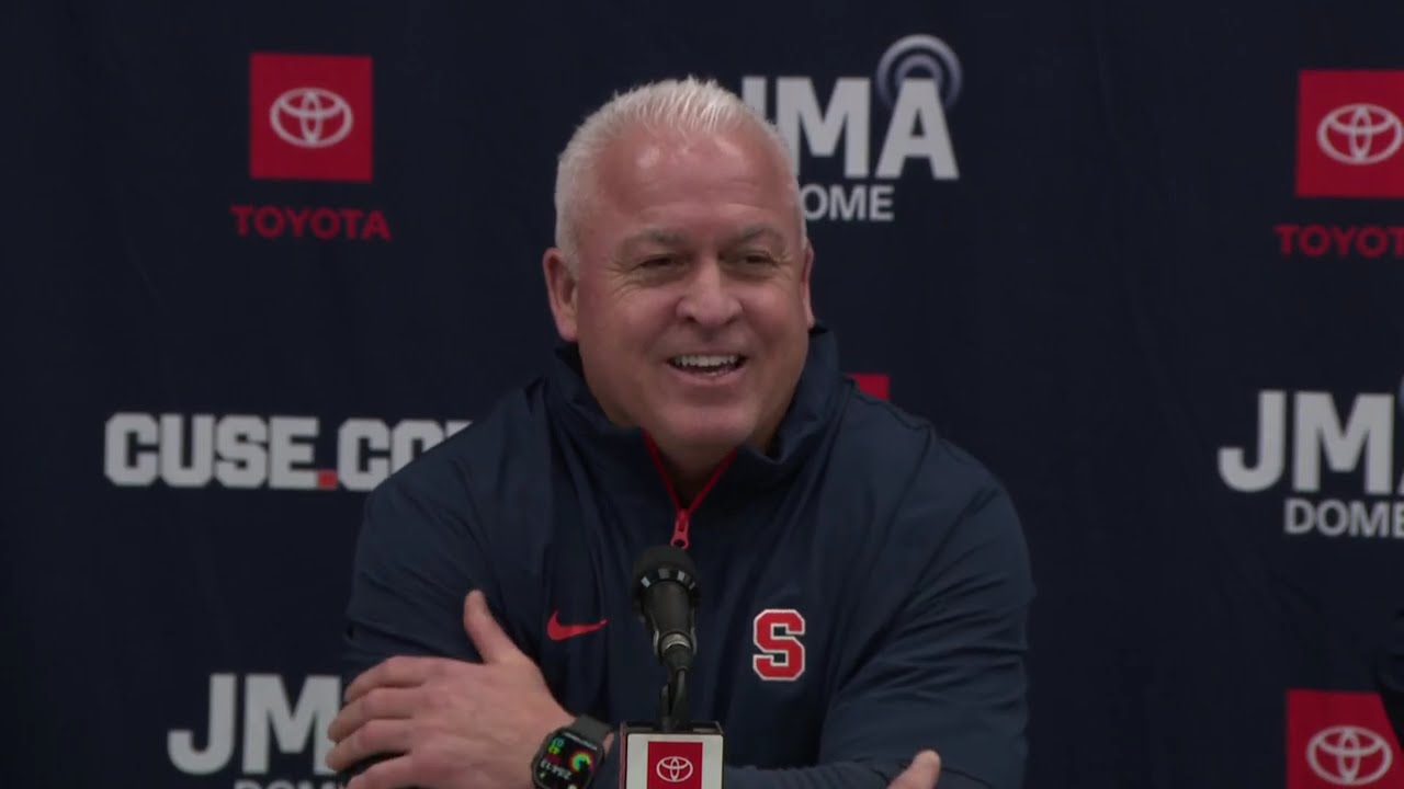 MLAX | Syracuse Postgame Press Conference vs. Saint Joseph's