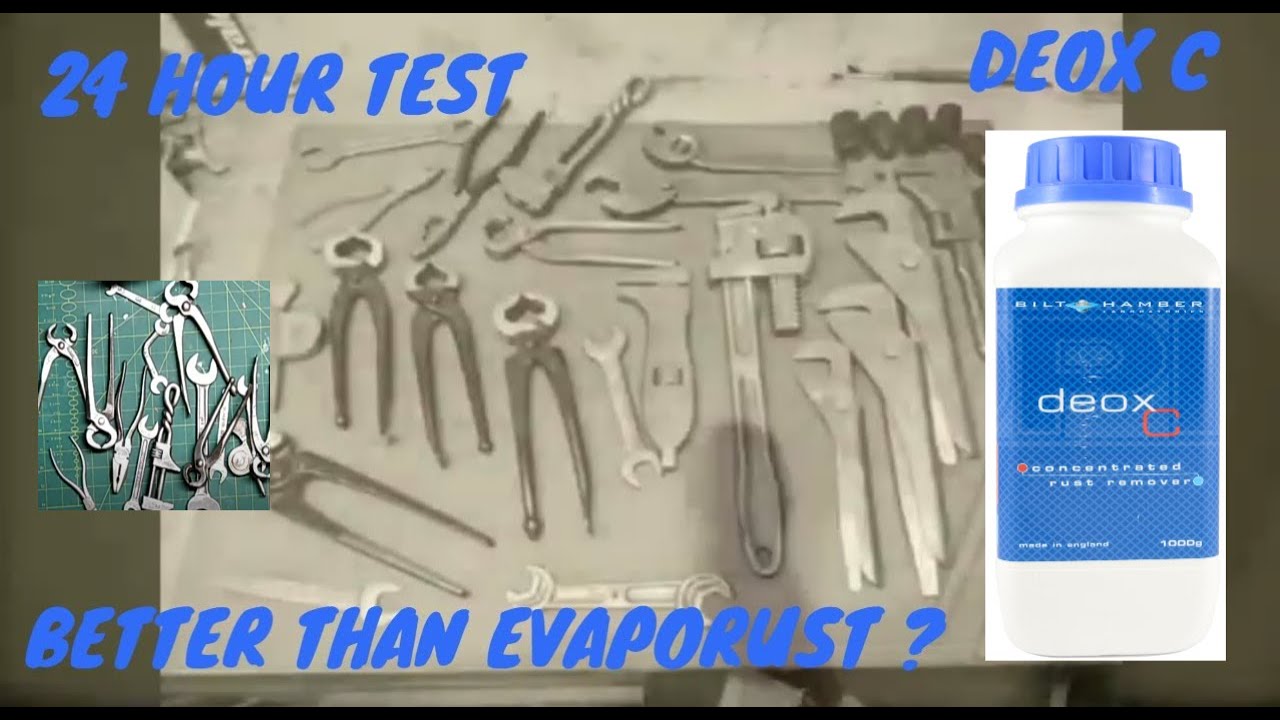 Rust gone ! DEOX C  Amazing results uk  rust removal  - better than evaporust ?restoration ASMR
