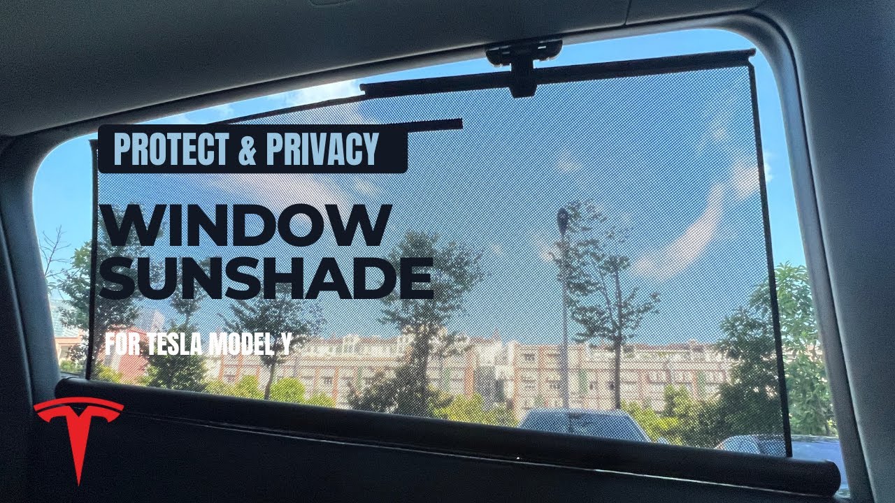 Cool Comfort for Your Tesla: Telescopic Window Sunshade Install | Tesery