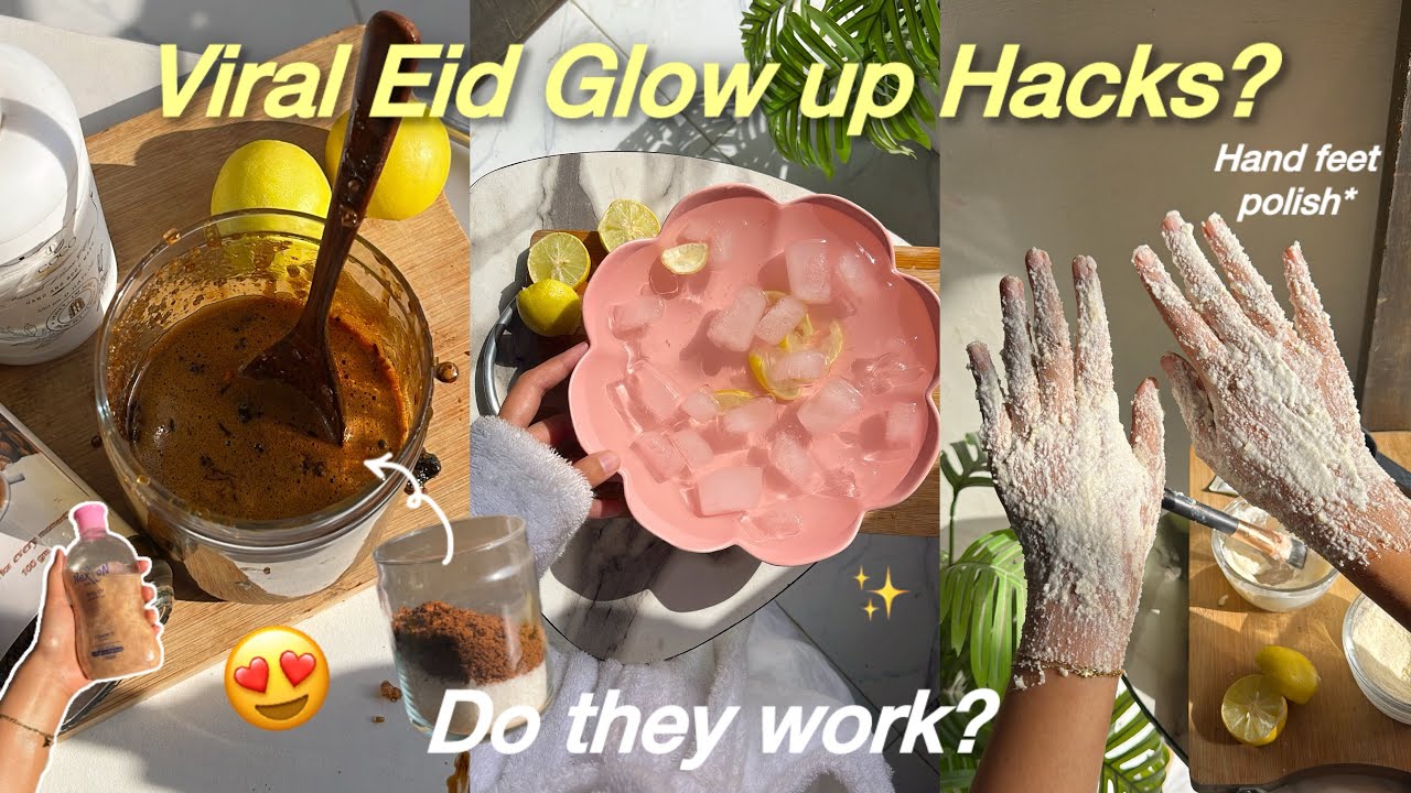 I tried 5 Viral Eid glow up Hacks… Do they actually work? ✨