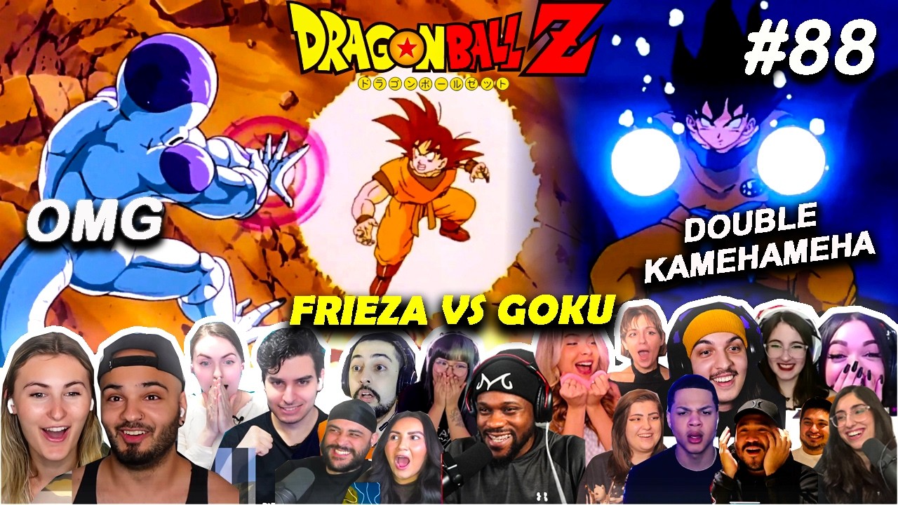 DOUBLE KAMEHAMEHA‼️☄️ Goku Vs Frieza🔥 REACTION MASHUP Dragon Ball Z Episode 88🐲(ドラゴンボールZ