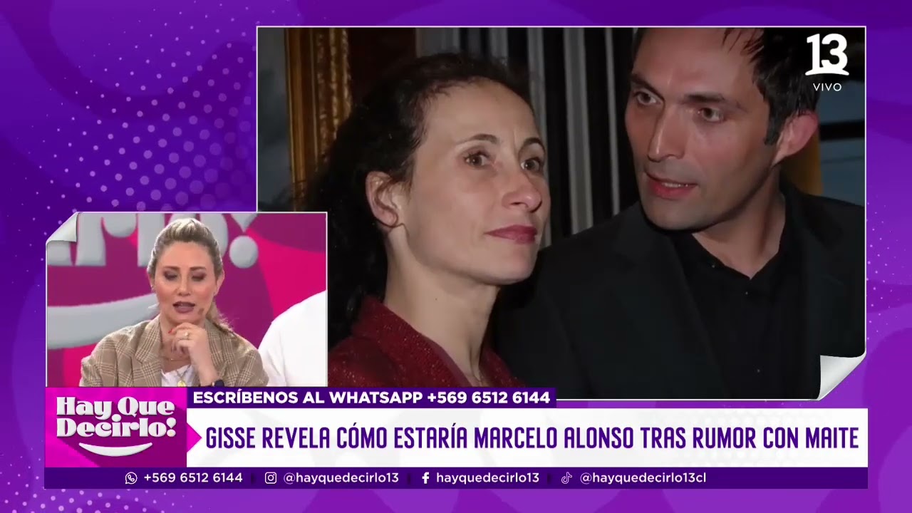 Actor Marcelo Alonso habr&iacute;a pedido ayuda para sacarse a Maite Orsini de encima | Hay Que Decirlo