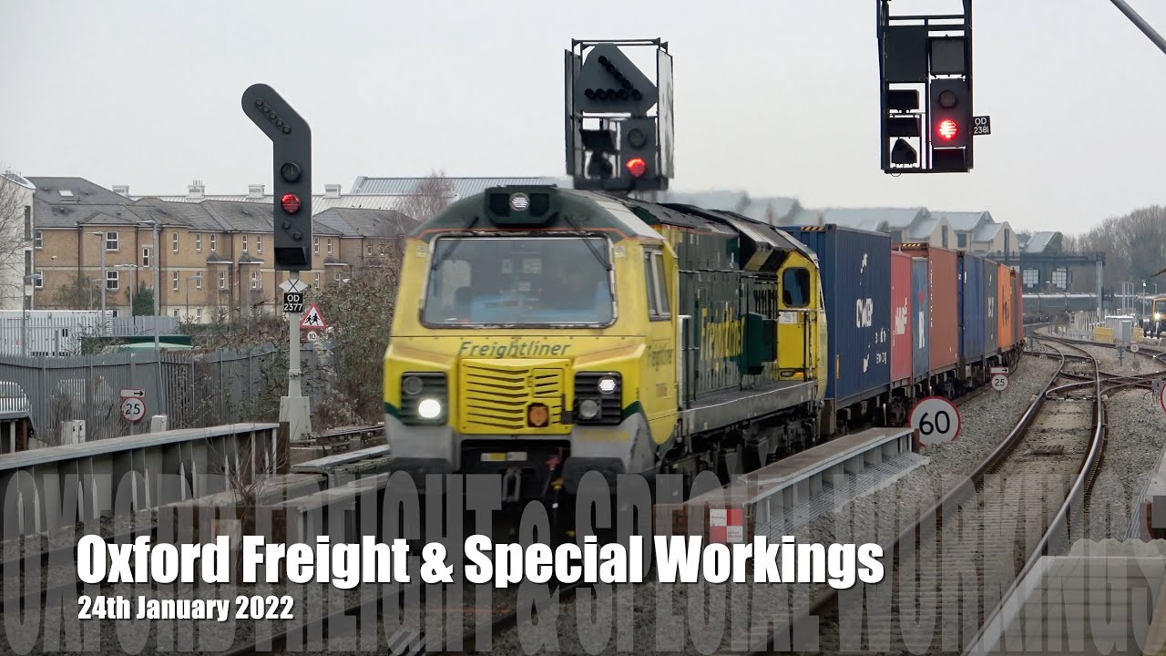 Oxford Freight & Special Workings 24.01.22