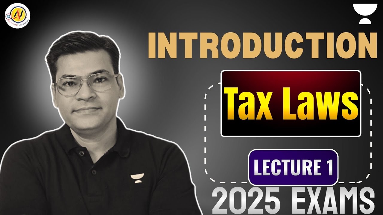 Tax Laws CS Exec Mod 2 Demo Session 1 #taxlaw #unacademy #companysecretary #csamitvohralawclasses