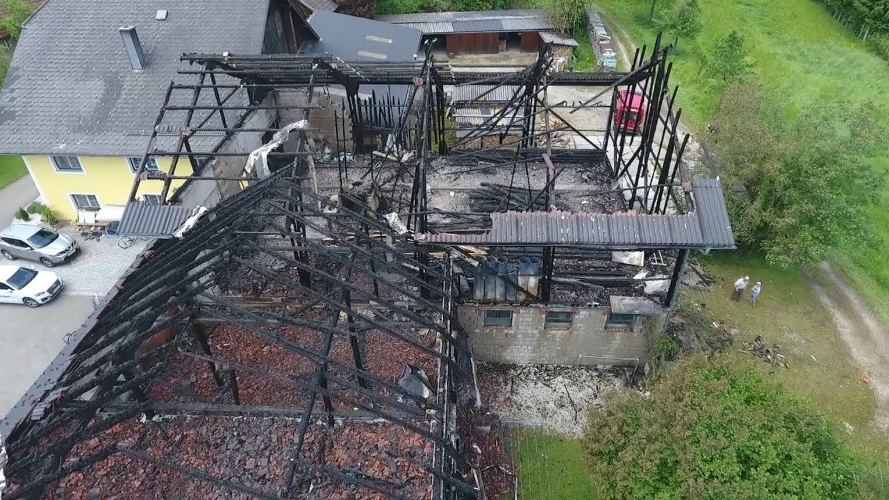Blitzeinschlag war Auslöser für Bauernhofbrand