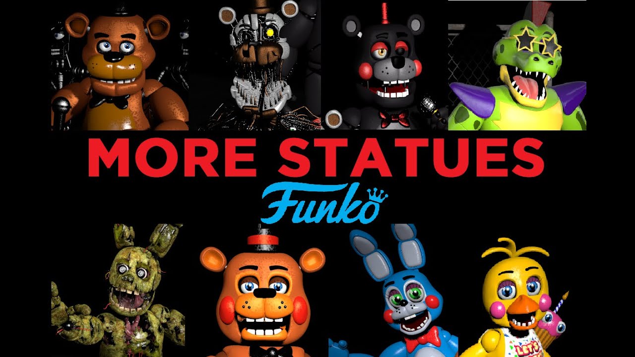 MORE Funko FNAF Statues! (Concepts) | Five Nights at Freddy's Toys Funko Statues Action Figures