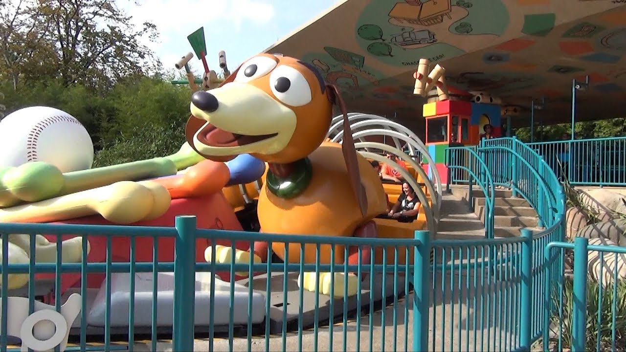 Toy Story Playland Overview at Walt Disney Studios, Disneyland Paris - RC Racer, Slinky Dog Zigzag