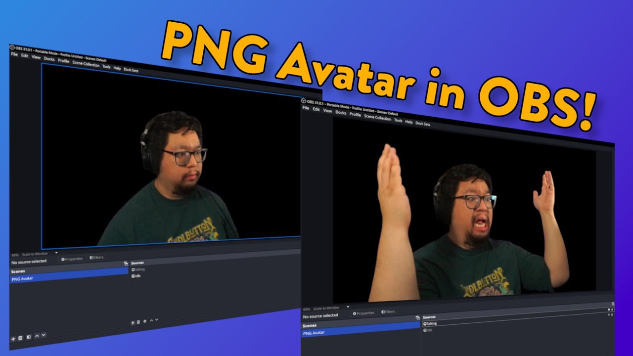 [Live Tutorial] Making a Live PNG Avatar in OBS