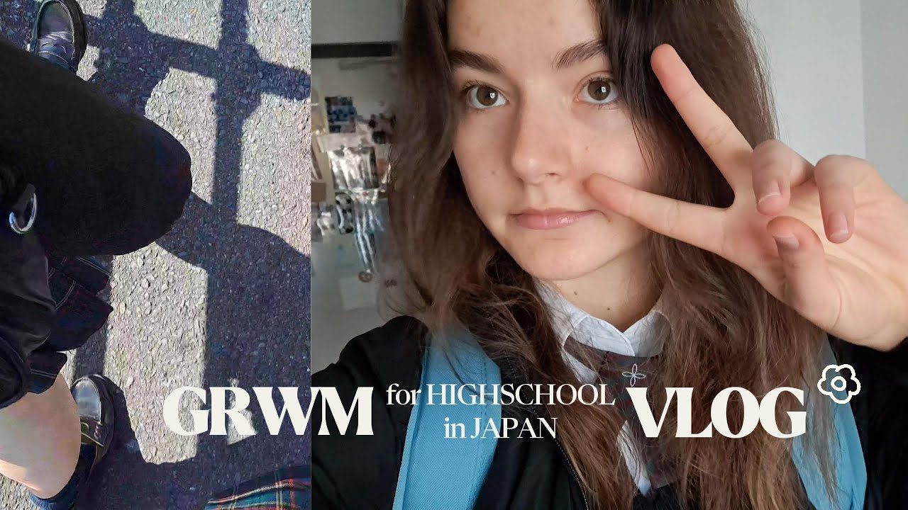 grwm: japanese highschool ⛅ | #9 japan diaries | cute vlog