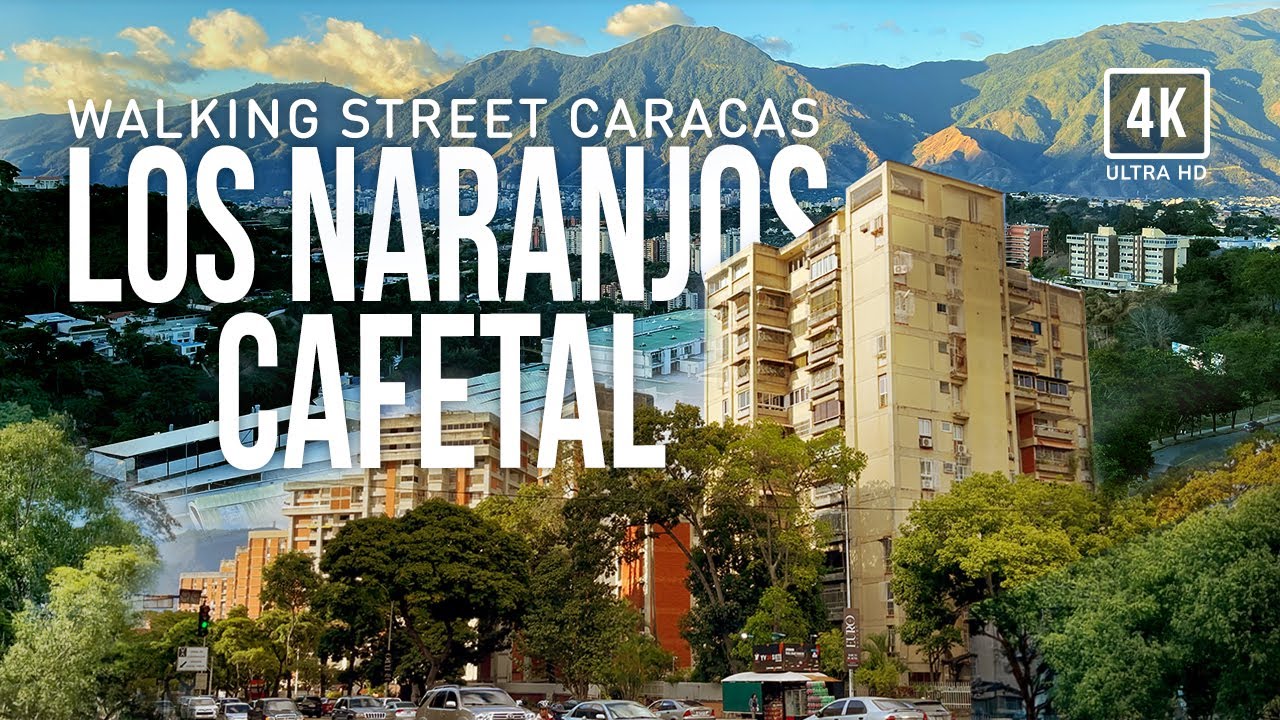 🚶‍♀️🚶Walking Tour 4K: El Cafetal y Los Naranjos INESPERADA sorpresa en Caracas Venezuela