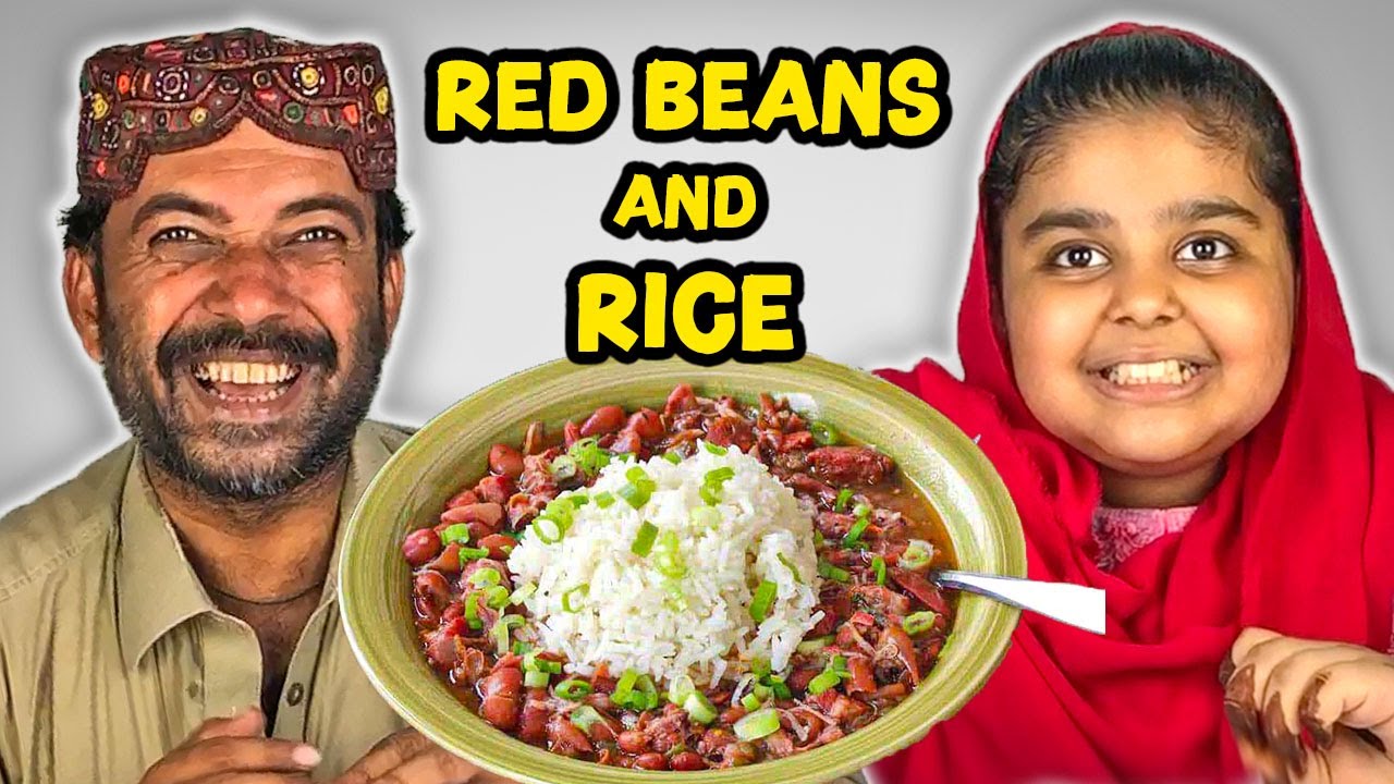 Tribal People Try RED BEANS AND RICE For The First Time!