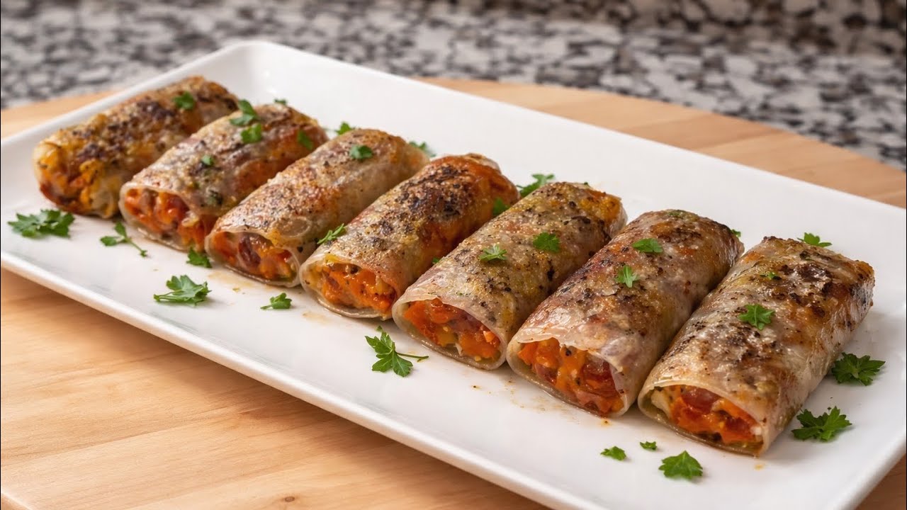 Rollitos SALUDABLES con papel de arroz | el envoltorio asiático 